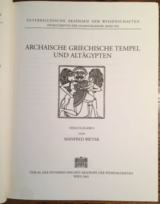 Archaische griechische Tempel und Altägypten