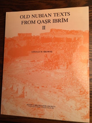 Old Nubian Texts from Qasr Ibrim, Vols. I –III (complete set)[newline]M4687-07.jpg