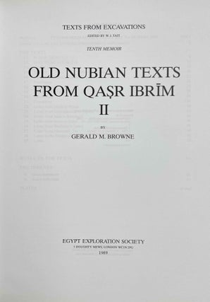 Old Nubian Texts from Qasr Ibrim. Volumes I & II.[newline]M4687a-07.jpeg
