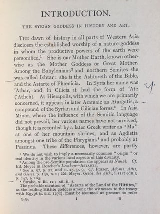 The Syrian Goddess; Being a Translation of Lucian's de Dea Syria, with a Life of Lucian by Herbert a Strong.[newline]M4692-04.jpg