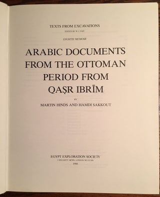 Arabic Documents from Ottoman Period from Qasr Ibrim[newline]M4711-02.jpg