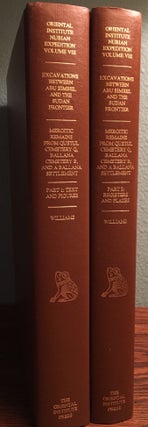 Excavations Between Abu Simbel and the Sudan Frontier, Part 8: Meroitic Remains From Qustul Cemetery Q, Ballana Cemetery B, and a Ballana Settlement. 2 volumes: Text & Figures (complete set)[newline]M4719-14.jpg