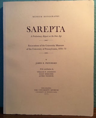 Item #M4721 Sarepta: A Preliminary Report on the Iron Age, Excavations of the University Museum...[newline]M4721.jpg