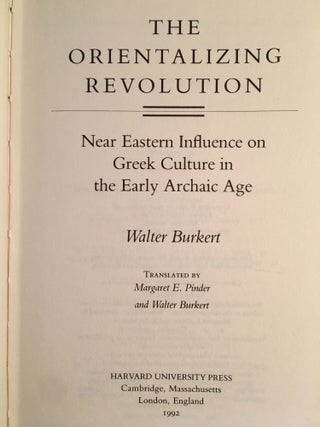The Orientalizing Revolution: Near Eastern Influence on Greek Culture in the Early Archaic Age[newline]M4728-02.jpg