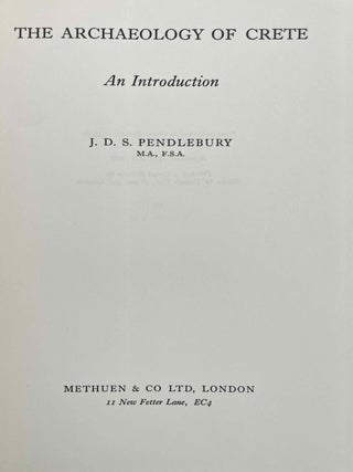 The Archaeology of Crete. An Introduction.[newline]M4738b-02.jpeg