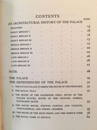 A Handbook to the Palace of Minos at Knossos with its Dependencies. With a foreword by Sir Arthur Evans.[newline]M4739-04.jpg