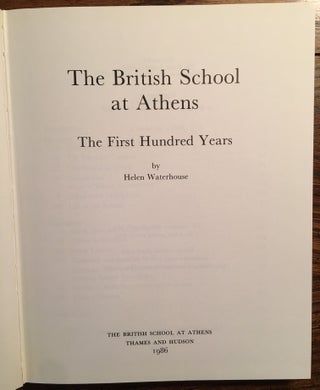 The British School at Athens: The First Hundred Years[newline]M4745-04.jpg