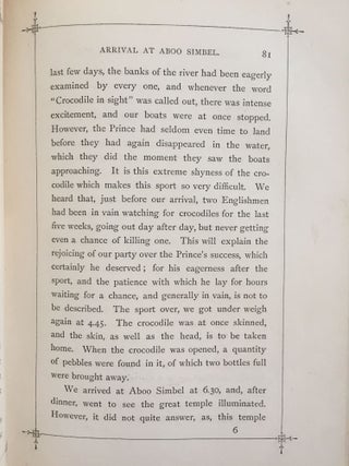 Journal of a Visit to Egypt, Constantinople, the Crimea, Greece, &c in the suite of the Prince and Princess of Wales[newline]M4760_10.jpg