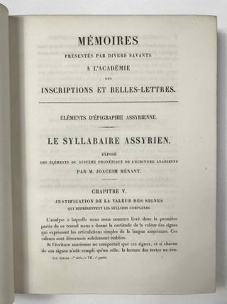 Elements d’épigraphie Assyrienne. Le Syllabaire Assyrien. Vol. II.[newline]M4765-04.jpeg