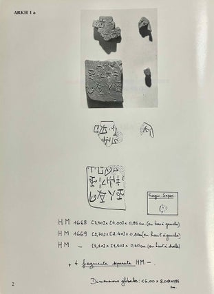 Recueil des inscriptions en linéaire A. Vol. 3: Tablettes, nodules et rondelles édités en 1975 et 1976.