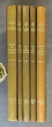 Item #M4767g Recueil des inscriptions en linéaire A. Vol. 1: Tablettes éditées avant 1970....