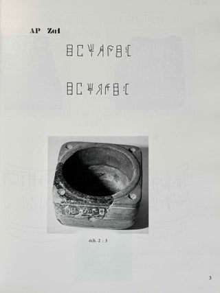 Recueil des inscriptions en lin&eacute;aire A. Vol. 1: Tablettes &eacute;dit&eacute;es avant 1970. Vol. 2: Nodules, Scell&eacute;s et Rondelles &eacute;dit&eacute;s avant 1970. Vol. 3: Tablettes, nodules et rondelles &eacute;dit&eacute;s en 1975 et 1976. Vol. 4: Autres Documents. Vol. 5: Addenda, Corrigenda, Concordances, Index et Planches des signes (complete set)[newline]M4767g-27.jpeg