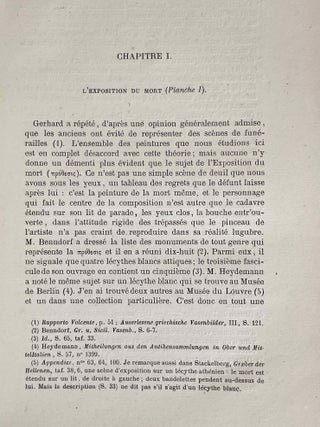 Etude sur les L&eacute;cythes blancs attiques &agrave; repr&eacute;sentations fun&eacute;raires