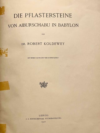 Die Pflastersteine von Aiburschabu in Babylon