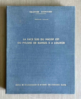 Item #M4854a La face sud du massif est du pylône de Ramsès II à Louxor. KUENTZ Charles