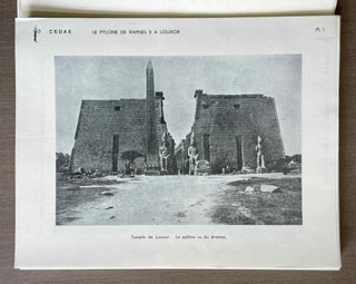La face sud du massif est du pylône de Ramsès II à Louxor