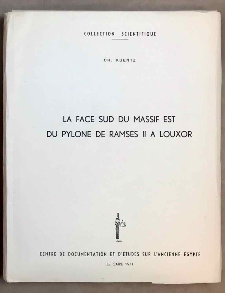 Item #M4854b La face sud du massif est du pyl&ocirc;ne de Rams&egrave;s II &agrave; Louxor. KUENTZ Charles.[newline]M4854b-00.jpeg