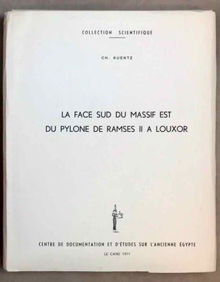Item #M4854b La face sud du massif est du pylône de Ramsès II à Louxor. KUENTZ Charles