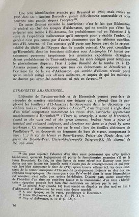 Horemheb et la reine Moutnedjemet, ou la fin d'une dynastie