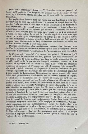 Horemheb et la reine Moutnedjemet, ou la fin d'une dynastie