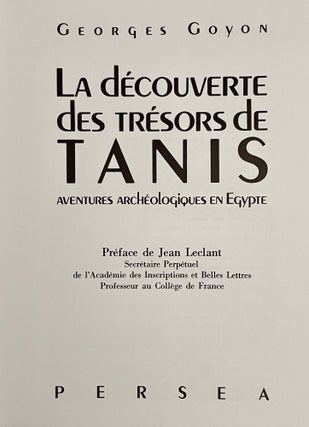 La découverte des trésors de Tanis. Aventures archéologiques en Egypte.[newline]M4861c-01.jpeg