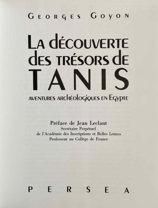 La découverte des trésors de Tanis. Aventures archéologiques en Egypte.[newline]M4861g-01.jpeg