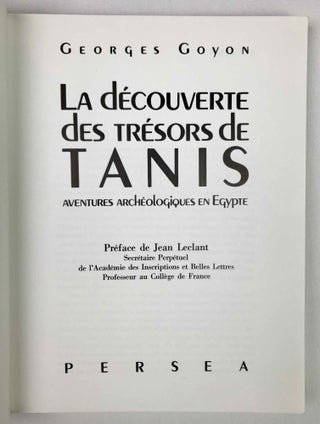 La découverte des trésors de Tanis. Aventures archéologiques en Egypte.[newline]M4861i-01.jpeg