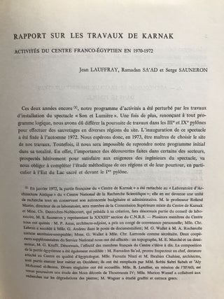 Cahiers de Karnak. Volumes V, VI & VII[newline]M4863-02.jpg