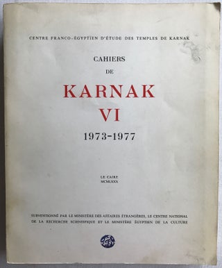 Cahiers de Karnak. Volumes V, VI & VII[newline]M4863-07.jpg