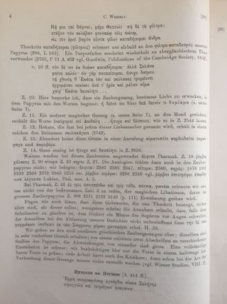 Griechische Zauberpapyrus von Paris und London