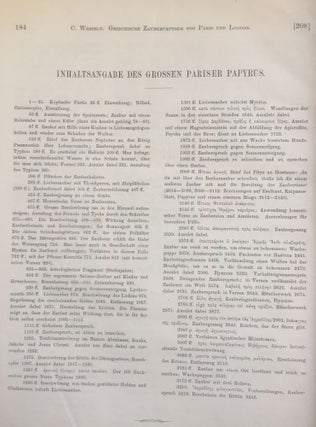 Griechische Zauberpapyrus von Paris und London