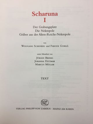 Scharuna I. Der Grabungsplatz. Die Nekropole. Gräber aus der Alten-Reichs-Nekropole. 2 volumes (complete set)[newline]M4867a-02.jpg