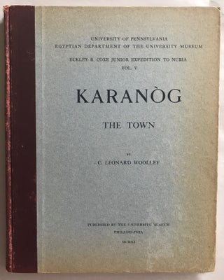 Item #M4868 Karanog: The Town. WOOLLEY Charles Leonard[newline]M4868.jpg