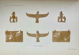 Item #M4871b Fouilles autour de la pyramide d'Ounas. BARSANTI Alexandre - MASPERO Gaston