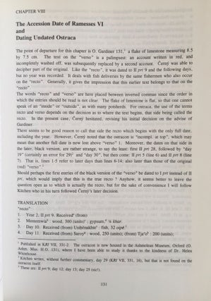 Village Varia. Ten Studies on the History and Administration of Deir el-Medîna.