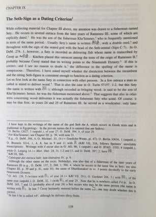 Village Varia. Ten Studies on the History and Administration of Deir el-Medîna.