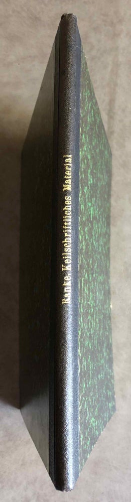 Item #M4891a Keilschriftliches Material zur altägyptischen Vokalisation. RANKE Hermann.[newline]M4891a.jpg