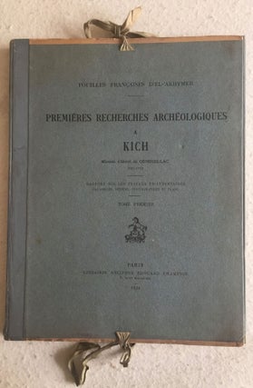 Item #M4896 Fouilles françaises d'El-Akhymer. Premières recherches archéologiques à Kich....[newline]M4896.jpg