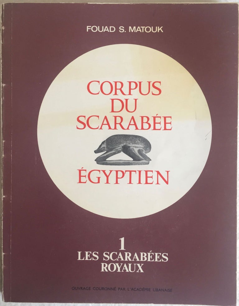 Item #M4899 Corpus du scarabée égyptien. Tome I: Les scarabées royaux. MATOUK Fouad.[newline]M4899.jpg