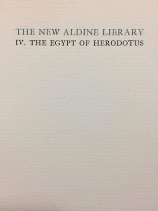 The Egypt of Herodotus: being the second book, entitled Euterpe, of the history, in the English version of the late Prof. George Rawlinson. With preface and notes by E. H. Blakeney, M.A.[newline]M4903-01.jpg