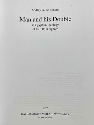 Man and his Double in Egyptian Ideology of the Old Kingdom[newline]M4905b-01.jpeg