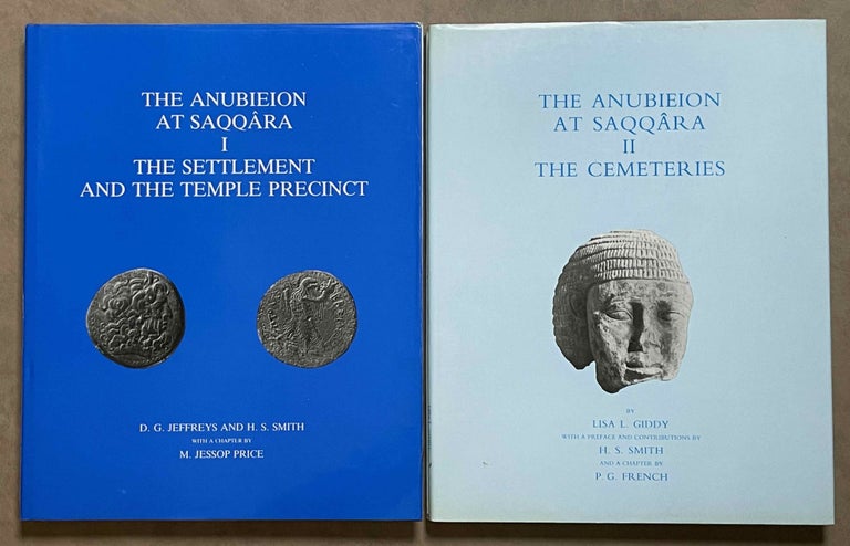 Item #M4919a The Anubieion at Saqqara. Vol. I: The settlement and the temple precinct. Vol. II: The cemeteries (complete set). JEFFREYS D. G. - SMITH Harry Sydney - GIDDY Lisa, LLOYD Alan B.[newline]M4919a-00.jpeg