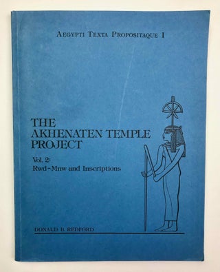 Item #M4927a The Akhenaten temple project. Vol. 2: Rwd-Mnw, foreigners and Inscriptions. REDFORD...[newline]M4927a-00.jpeg
