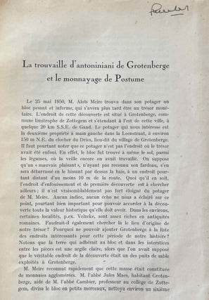 La trouvaille d'Antoniniani de Grotenberge et le monnayage de Postume[newline]M4949-03.jpeg