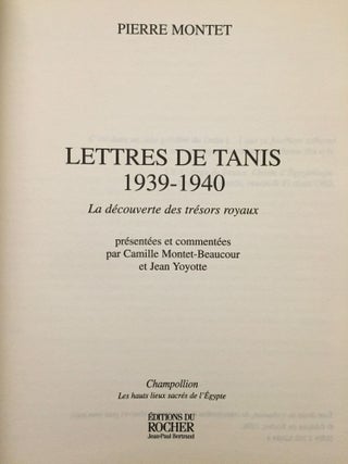 Lettres de Tanis 1939-1940. La découverte des trésors royaux.[newline]M4954-01.jpg