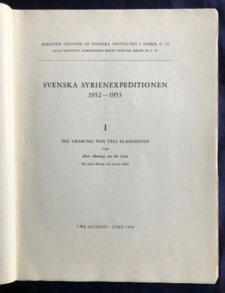 Svenska Syrienexpeditionen 1952-1953 I: Die Grabung von Tell Es-Salihiyeh[newline]M4962-01.jpg