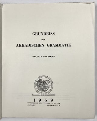 Grundriss der Akkadischen Grammatik[newline]M4965-01.jpeg