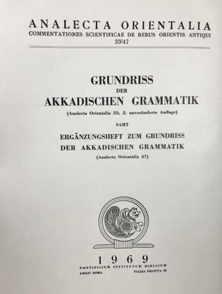 Grundriss der Akkadischen Grammatik[newline]M4965-02.jpeg