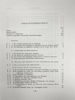 Grundriss der Akkadischen Grammatik