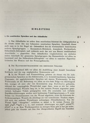 Grundriss der Akkadischen Grammatik